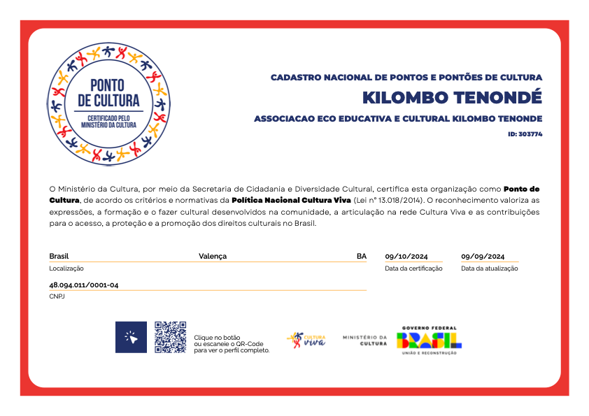 Ministry of Culture Certificate